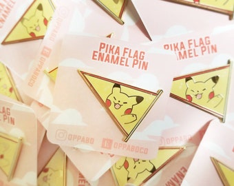 Pikaflag Enamel Pin