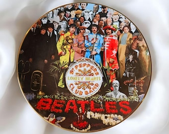 Vintage Beatles Sgt Pepper 25th Anniversary Collector Plate