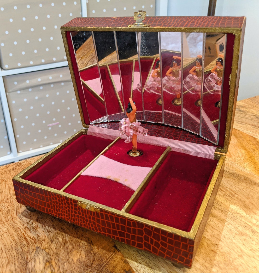 Vintage LADOR Music Box Blue Danube 1905 Swiss Jewellery Etsy