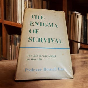 Vintage Enigma Of Survival The Case For And Against An After Life- Professor HORNELL HART Rare Philosophy Book Gift Dust Jacket Collectible