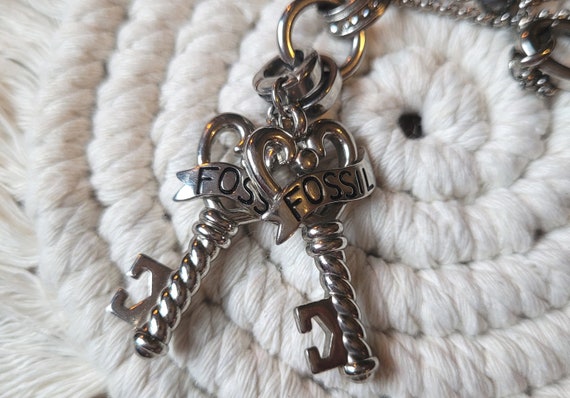 Fossil key shop necklace