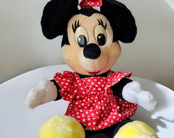Vintage Minnie Mouse-knuffel: Disneyland-souvenir uit de jaren 70, 40 cm