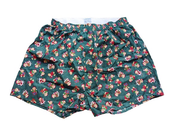 1970s Sunspel Vintage Christmas Boxer Shorts,Kitschma… - Gem