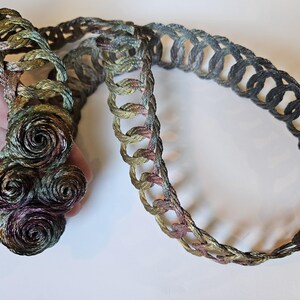 Vintage Handmade Wire Metal Belt Author main image 2