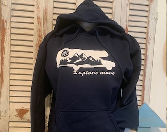Toyota Motorhome RV Hoodie Hooded Sweatshirt "Explore More"