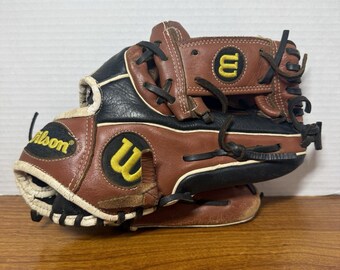 Gants de baseball pour jeunes Wilson A500, 11,5 po. A05rb21115, cuir usagé