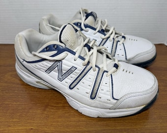 New Balance 656 Tennisplatz Schuhe Herren 8.5 Weiße Trainings-Turnschuhe