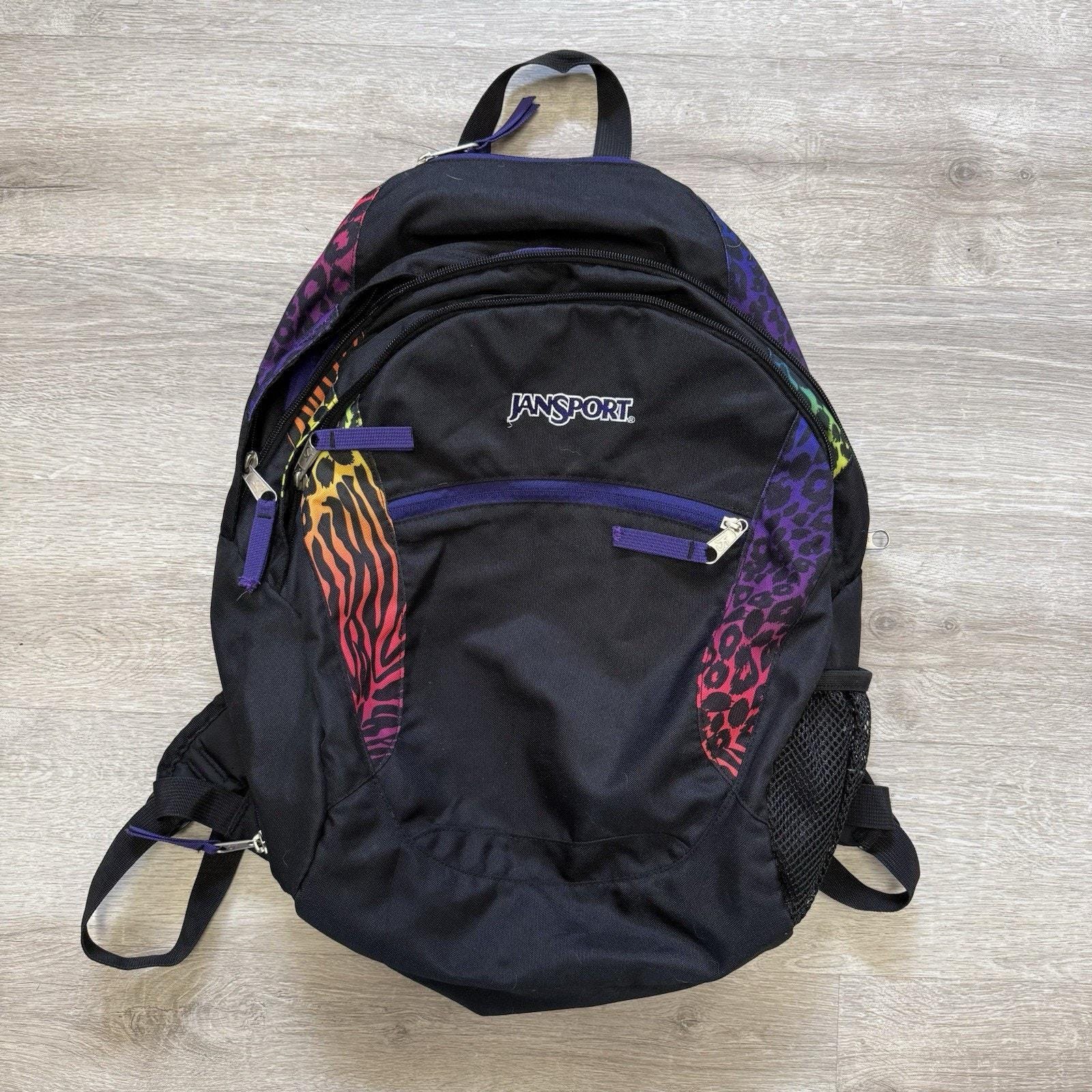 Vintage JanSport Mini Backpack Retro Geometric Circle Print Blue Orange‎ Canvas JanSport Returns to its Roots with Launch of NEW Retro Series main image 2