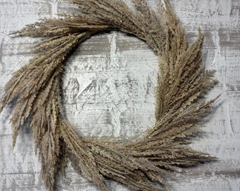 Corona bohemia de hierba de la Pampa artificial