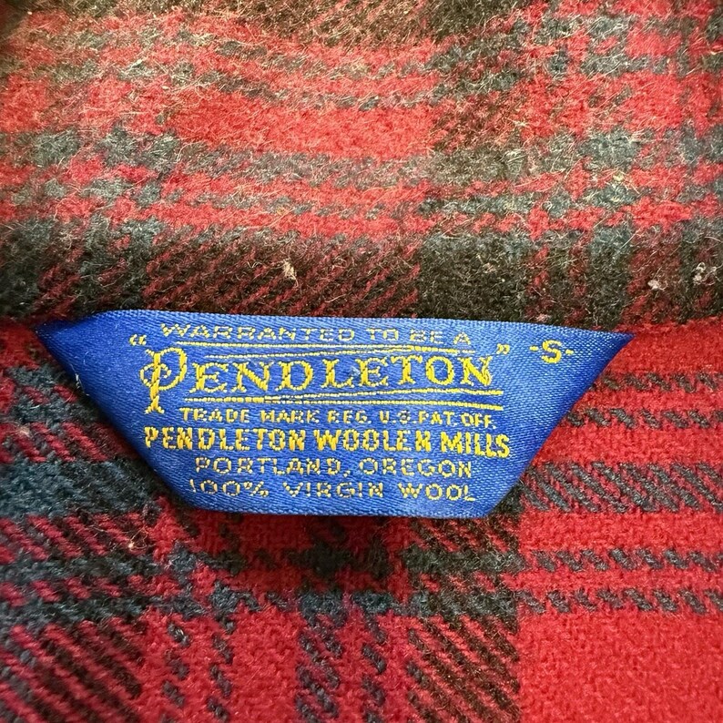 Vintage Pendleton Men’s S 100% Wool Southwestern Aztec Snap Pullover USA image 2
