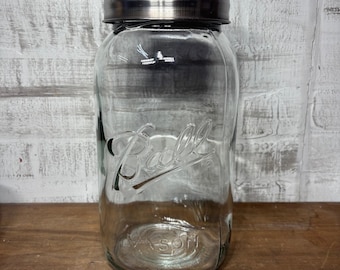 Tarro de cristal Ball de boca ancha tipo Mason Jar