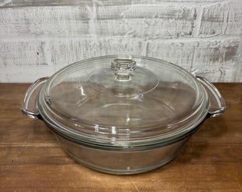 Anchor Ovenware Casserole Glass Dish Made in USA
