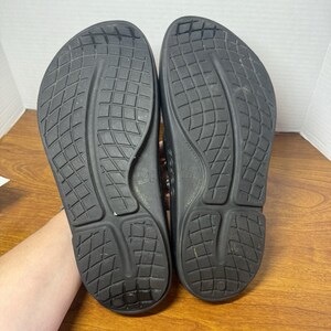 OOFOS OOriginal Unisex Sandals | Black | M9 W11 Recovery Ora Sandals Flip Flops image 3
