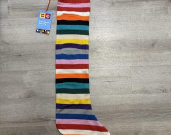 Lego Knit Stocking 36" With Pockets New With Tags