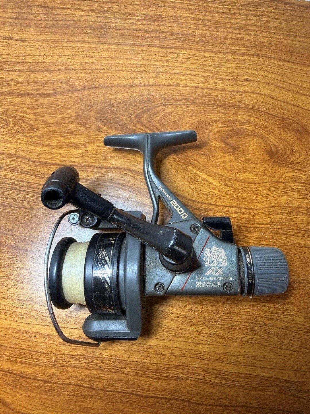 Moulinet de pêche tout roulement Shimano 200Q QuickfireII graphite ...