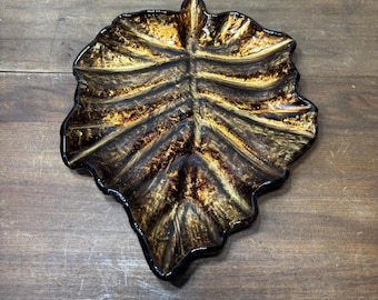 Brons-goud metallic glazen blad/plaat