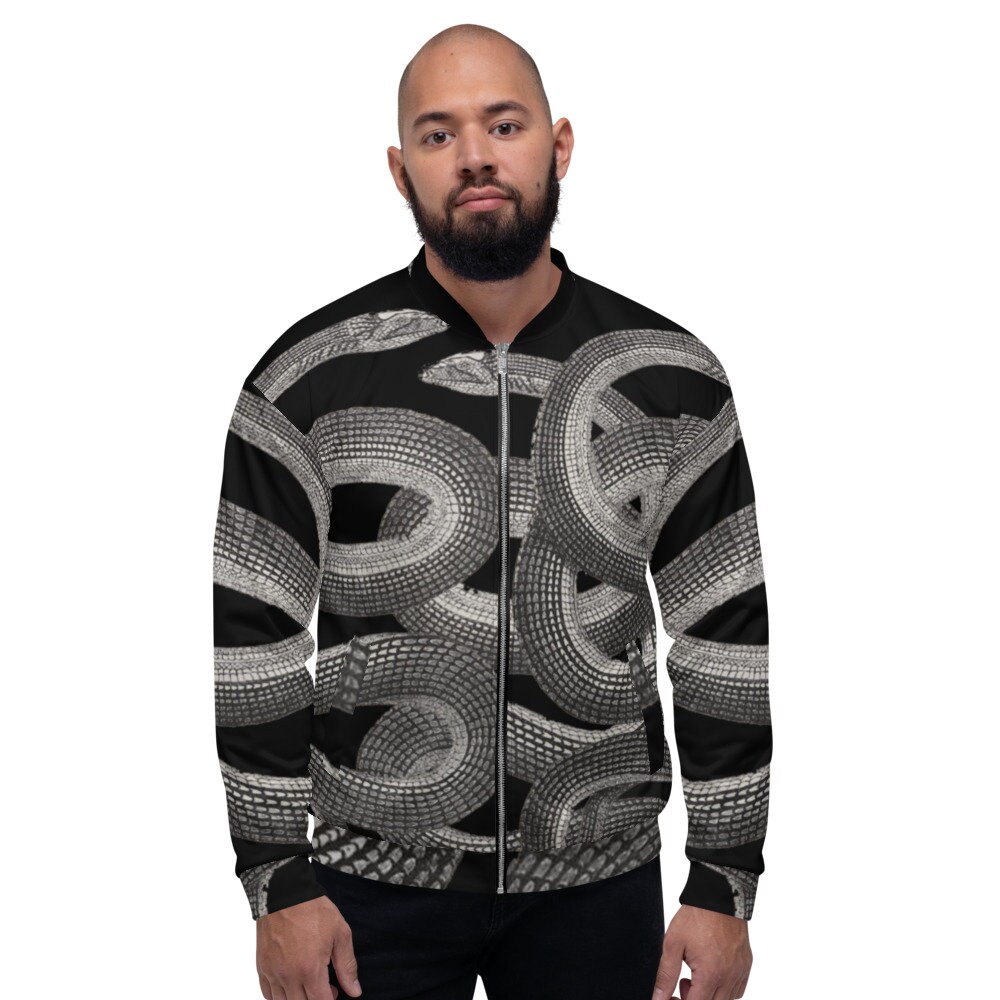 Snake Bite Unisex Bomber Jacket Frox 