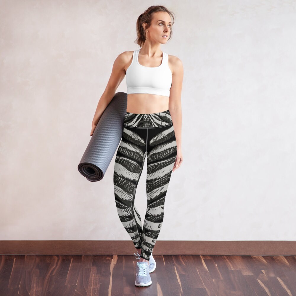 Ribs Yoga Leggings Frox Apparel Design 