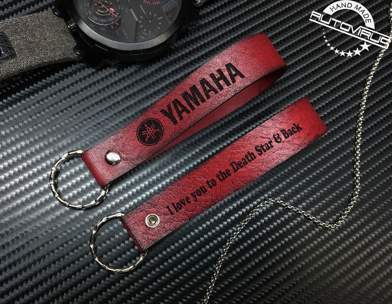 Porsche keychain leather personalized Porsche accessories Etsy