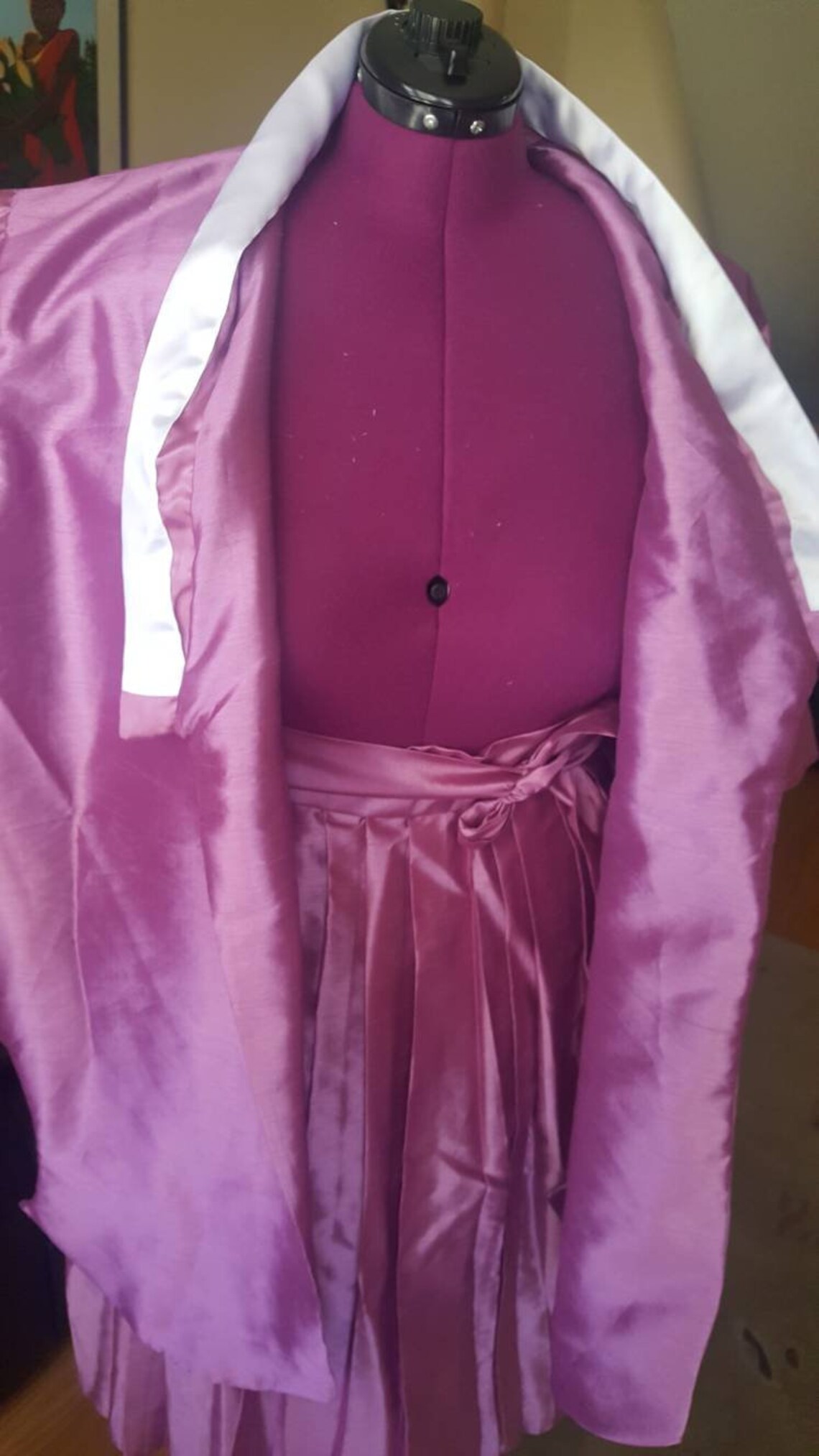 Purple Pleated Hanbok | Etsy