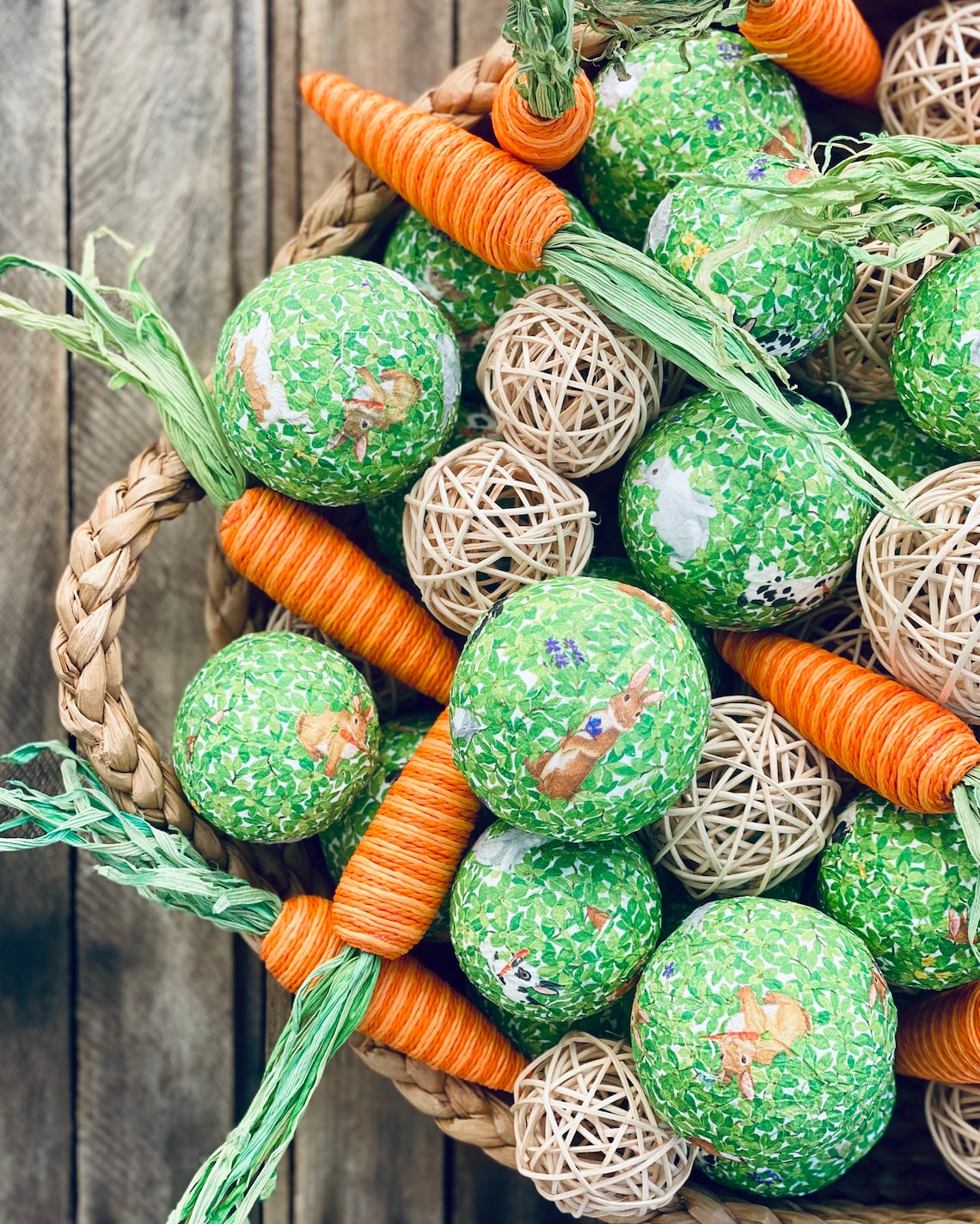 Easter Bowl Filler Easter Vase Filler Easter Decor Easter Etsy