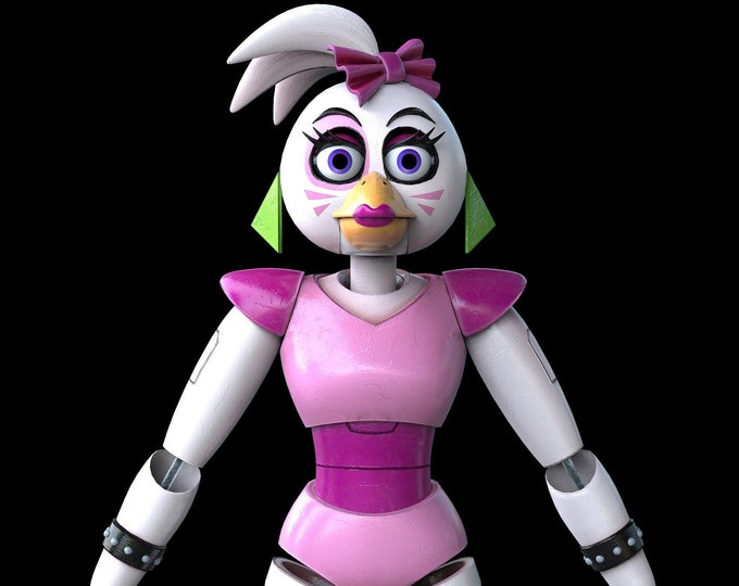 Fnaf Chica Security Breach Full Wearable Body Parts With Head Etsy