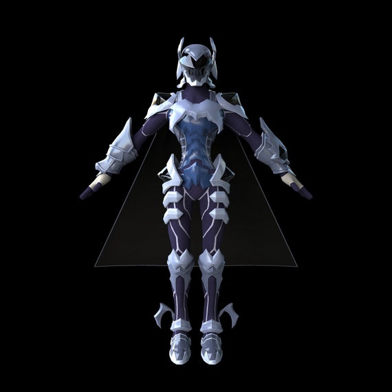 Kingdom Hearts Aqua Wearable Full Body Armor 3D Model STL - Etsy