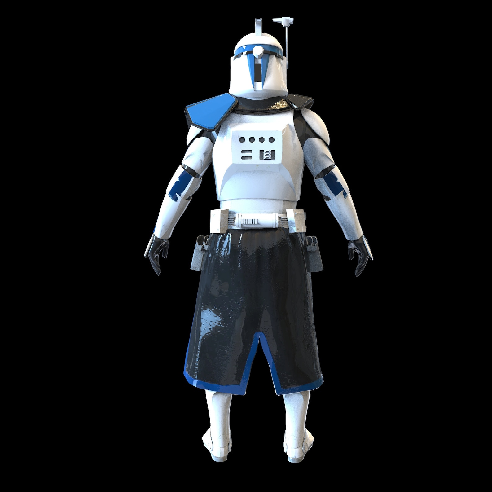 Captain Rex Phase 1 Wearable Armor 3D Model STL | Etsy
