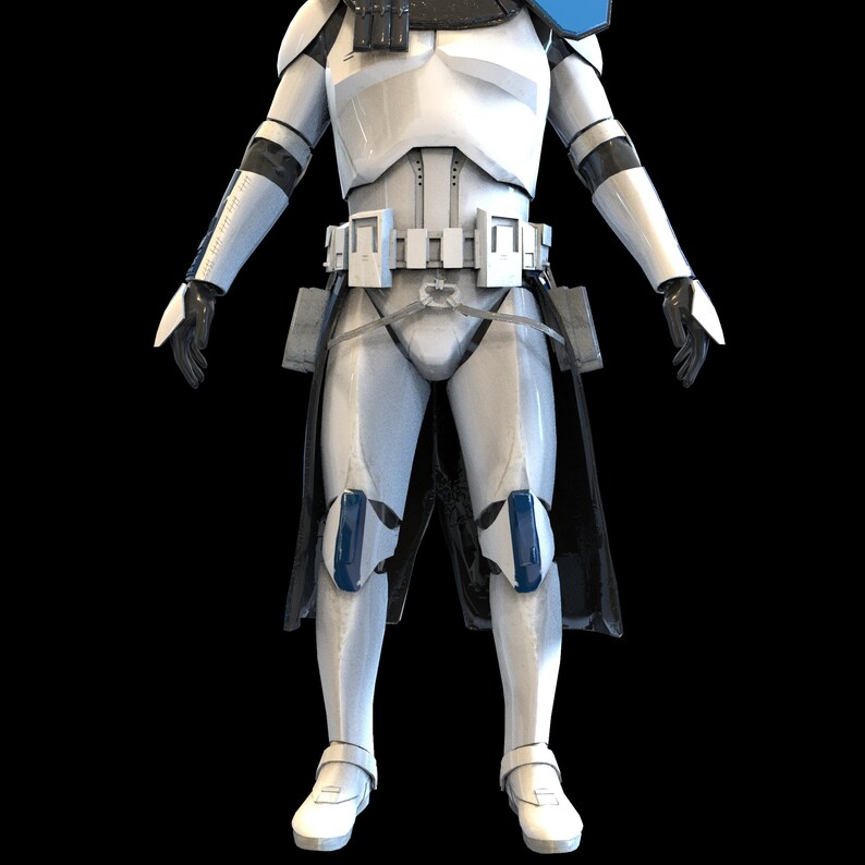 Captain Rex Phase 1 Wearable Armor 3D Model STL Etsy