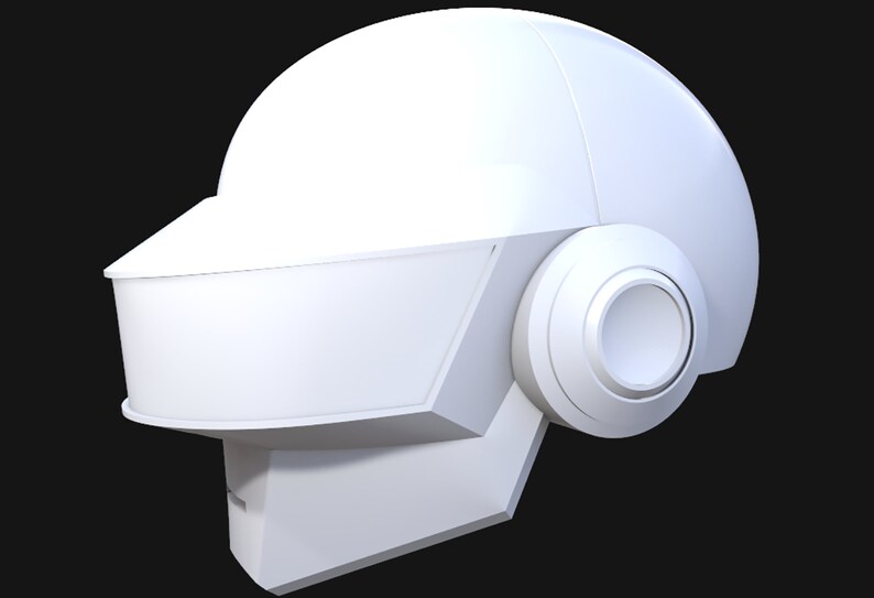 Daft Punk Thomas Helmet Wearable 3D Model STL | Etsy