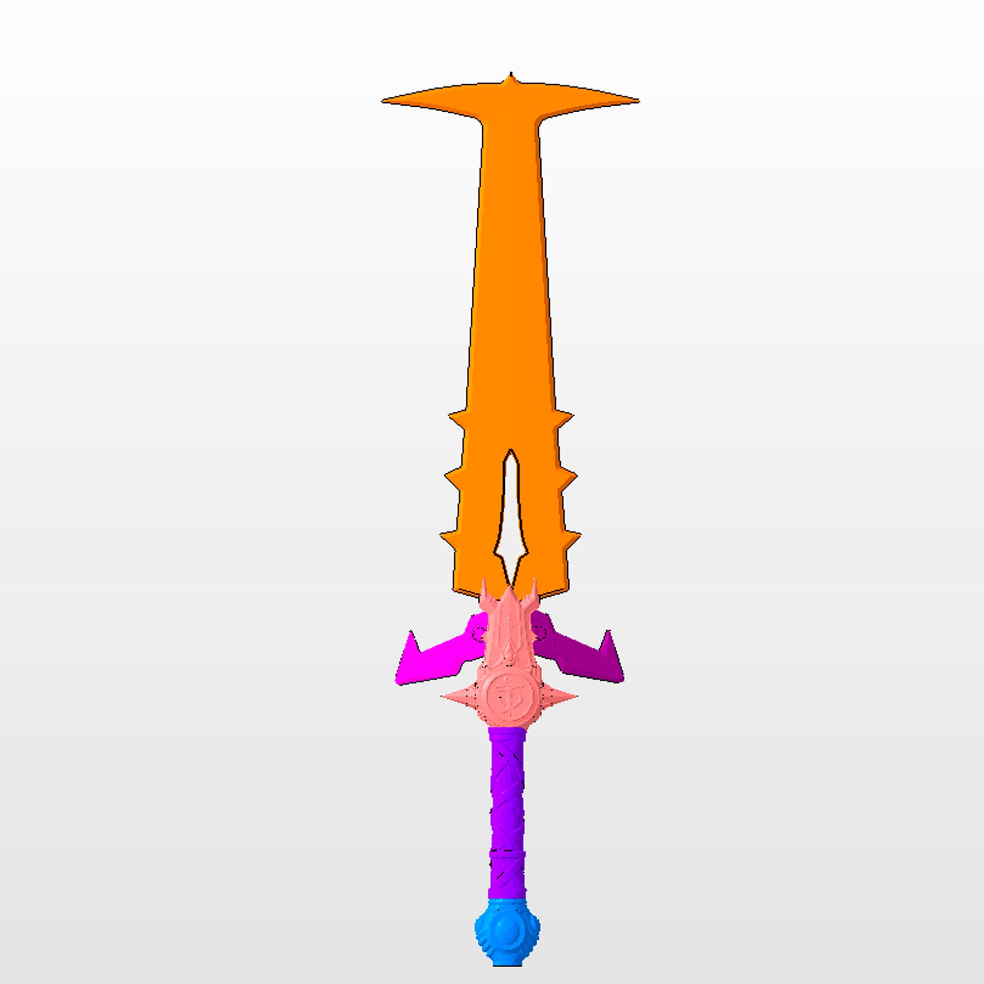 Doom Eternal Crucible Sword 3D Model STL Special Gift Etsy