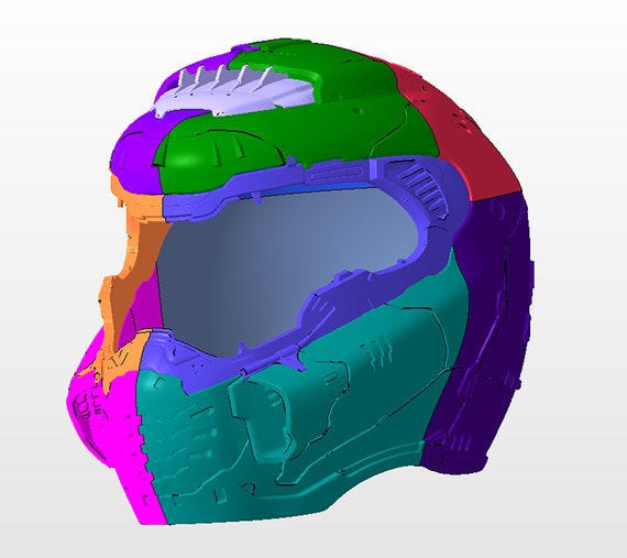 Doom Eternal Casco indossabile 3D Modello STL Regalo | Etsy Italia