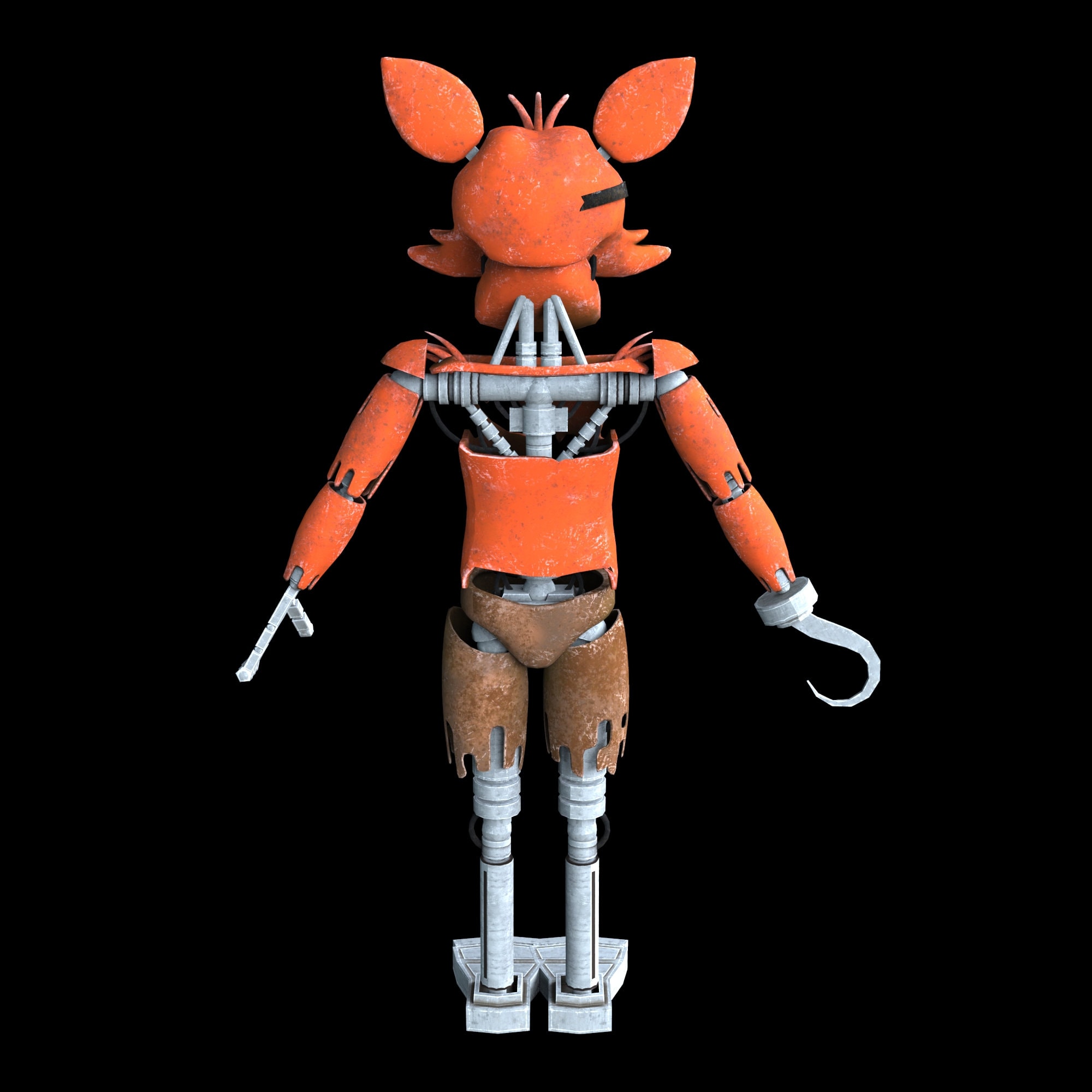 Fnaf 1 Foxy Full Wearable Body Parts With Head 3D Model STL Etsy Israel