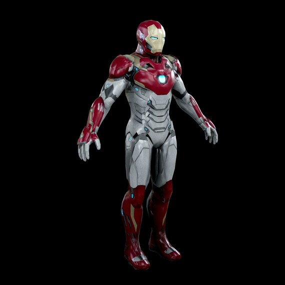 Iron Man Mark 47 Full Wearable Armor 3d Model Stl Etsy Ireland