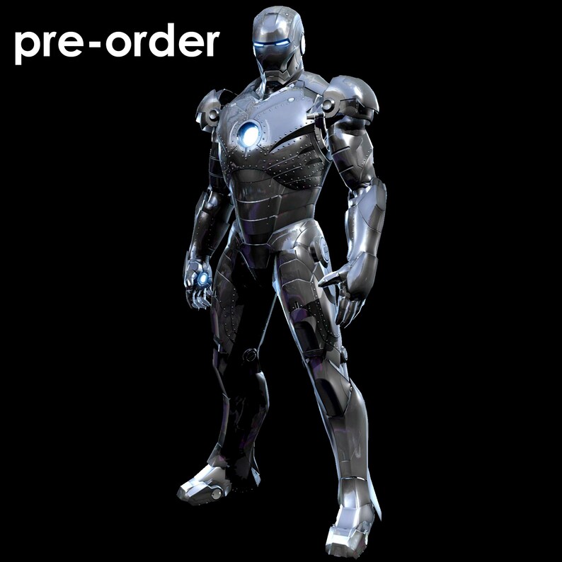 Iron Man Mark 2 Full Wearable Armor 3D Model STL Etsy