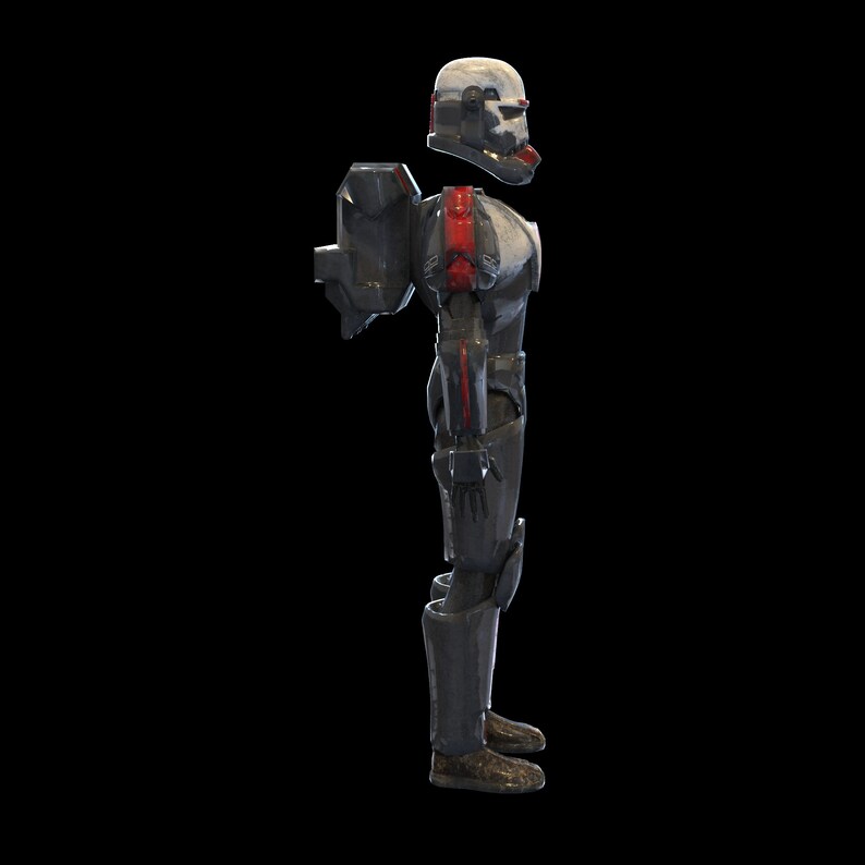 Clone Wars Hunter Bad Batch Squad 99 Wearable Armor 3D Model | Etsy