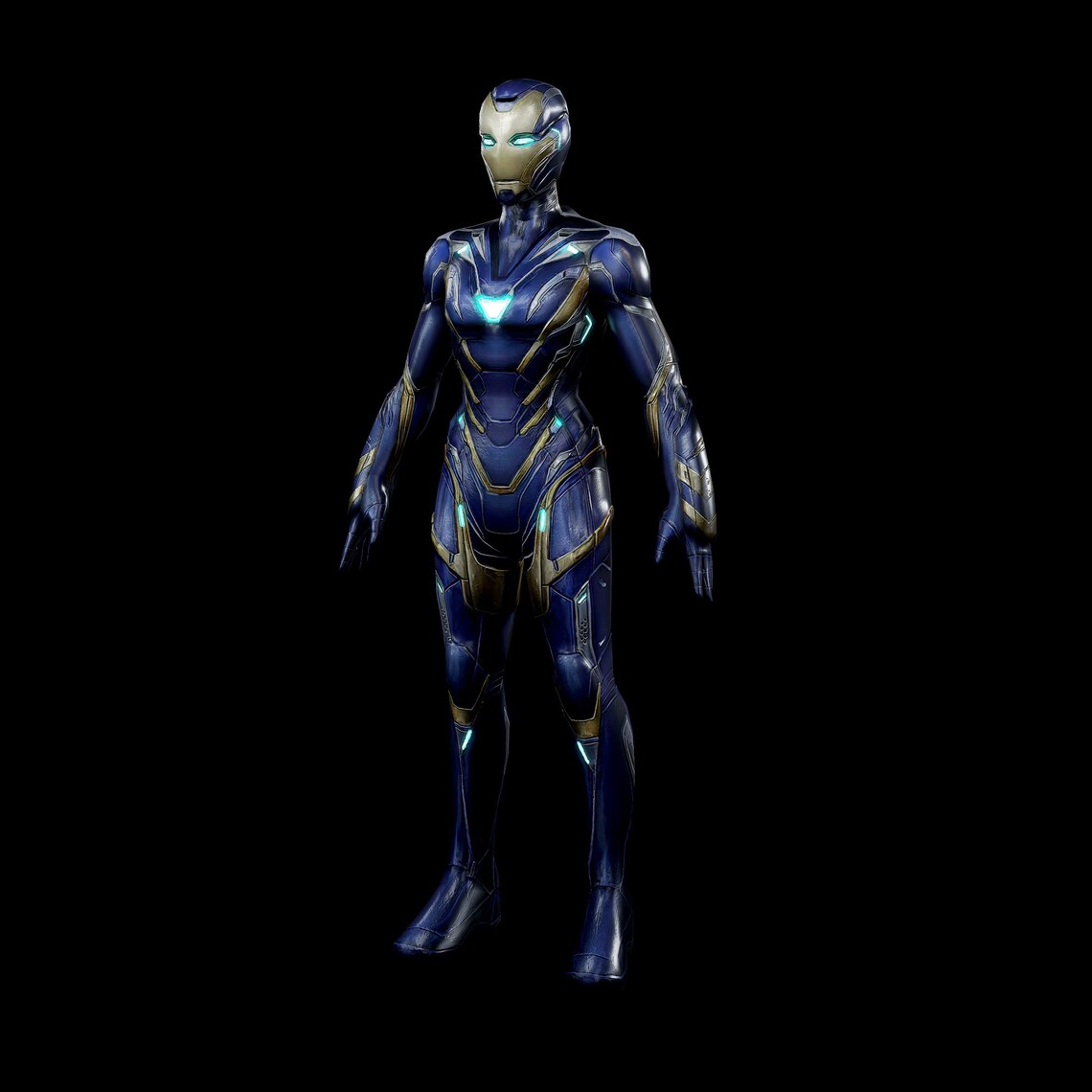 Pepper Potts Rescue Suit Mark 49 Full Wearable Armor Endgame | Etsy