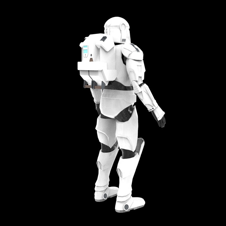 Republic Commando Wearable Armor 3D Model STL Etsy