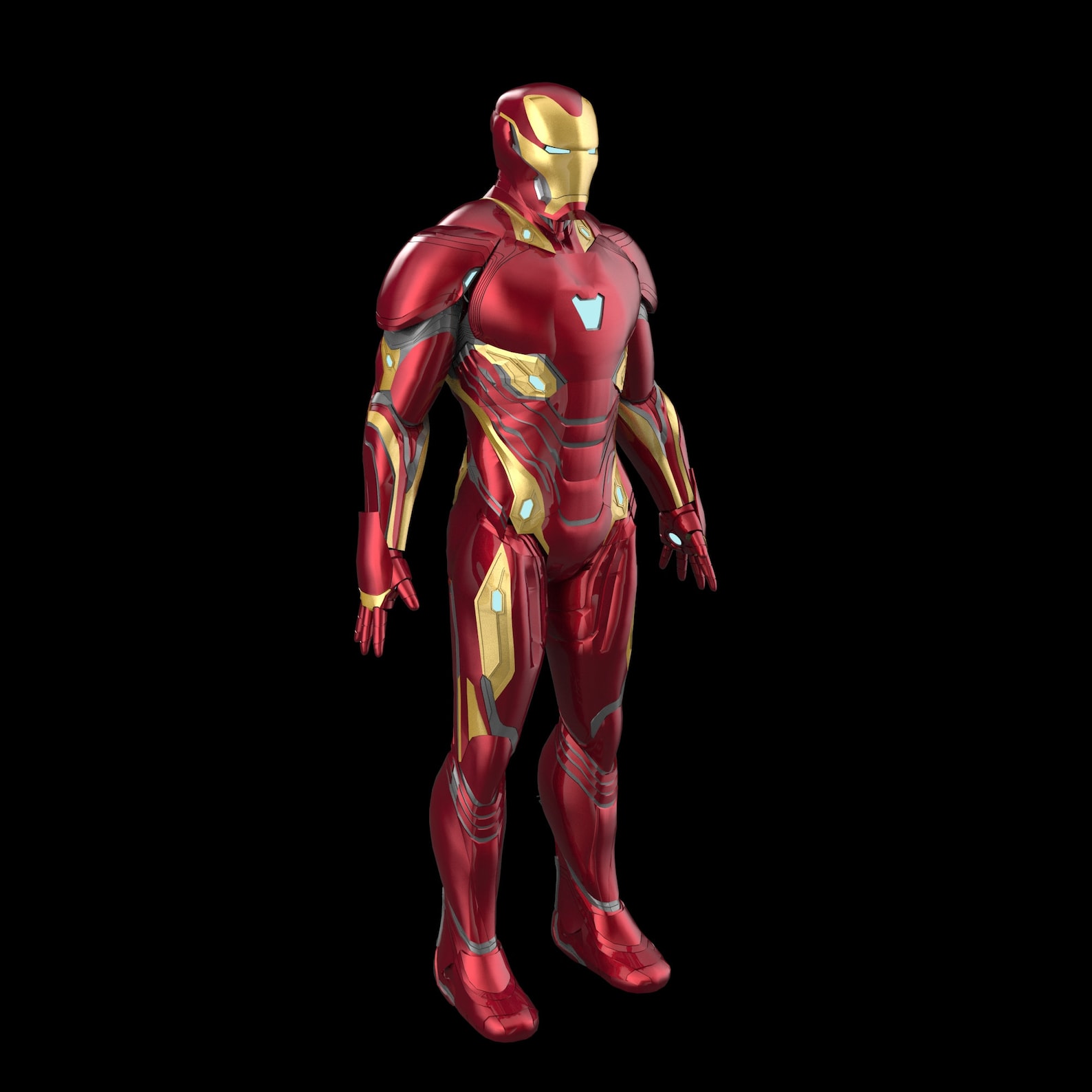 iron man mark 50 3d model stl free iron man mark 50 3d model stl free