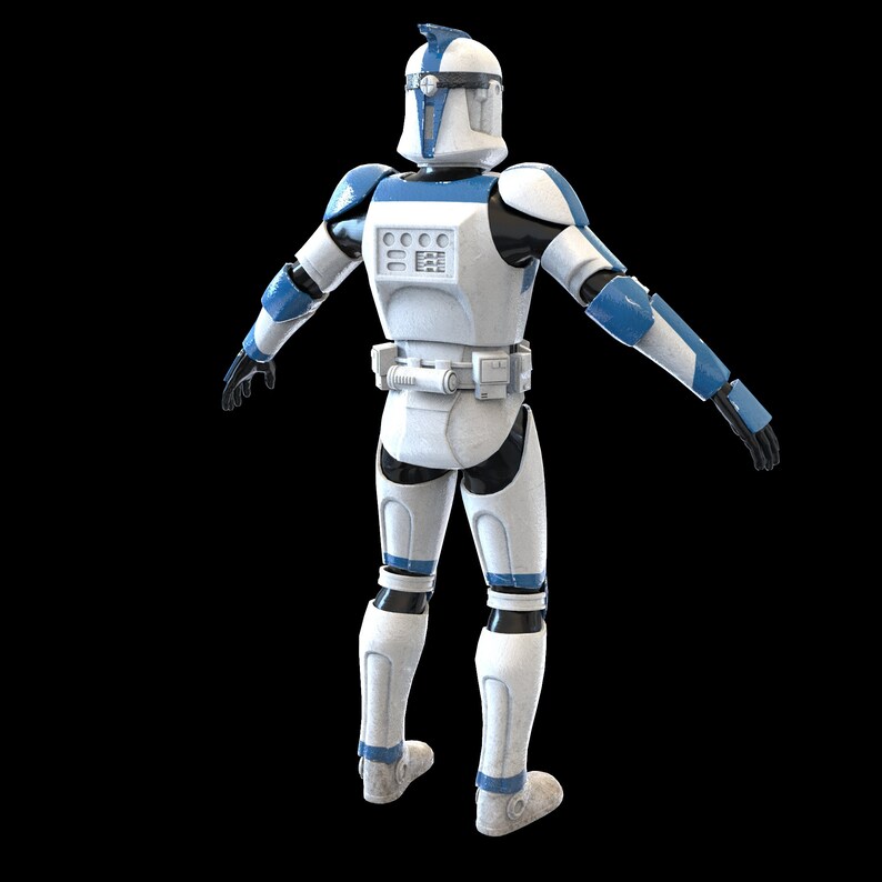 Clone Trooper Phase 1 Wearable Armor 3D Model STL - Etsy