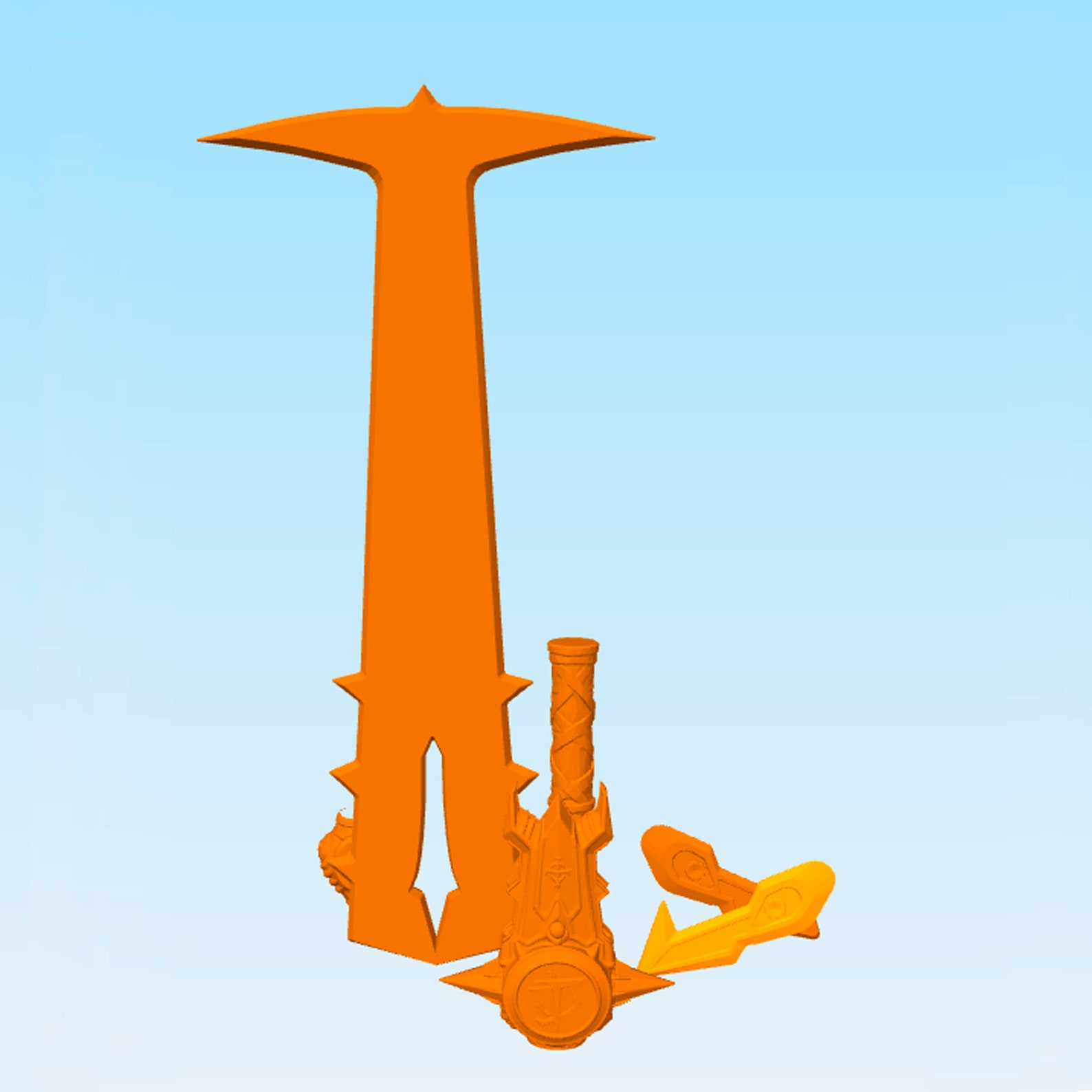 Doom Eternal Crucible Sword 3D Model STL Special Gift Etsy