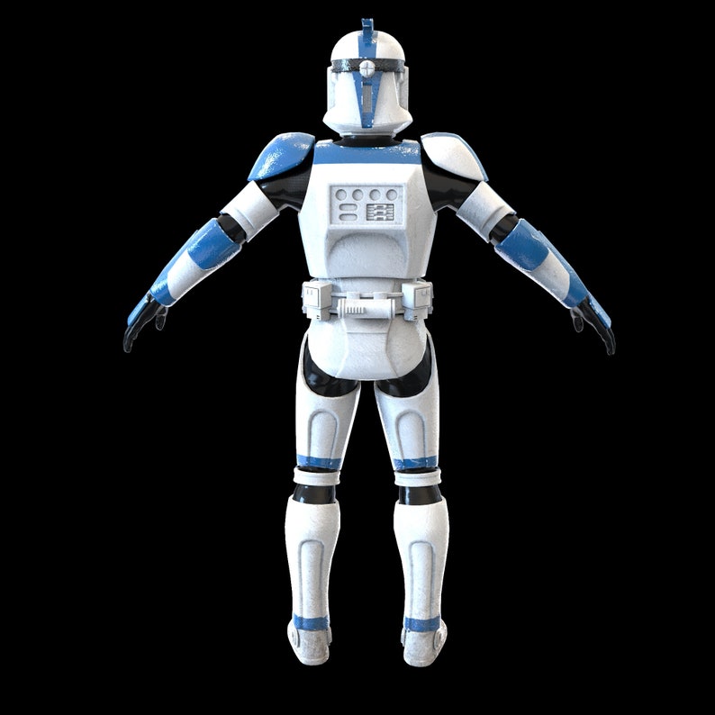 Clone Trooper Phase 1 Wearable Armor 3D Model STL - Etsy