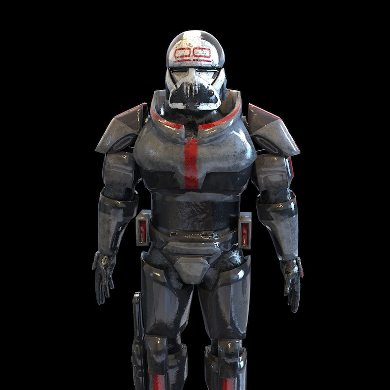 Clone Wars Wrecker Bad Batch Squad 99 Wearable Armor 3D Model | Etsy