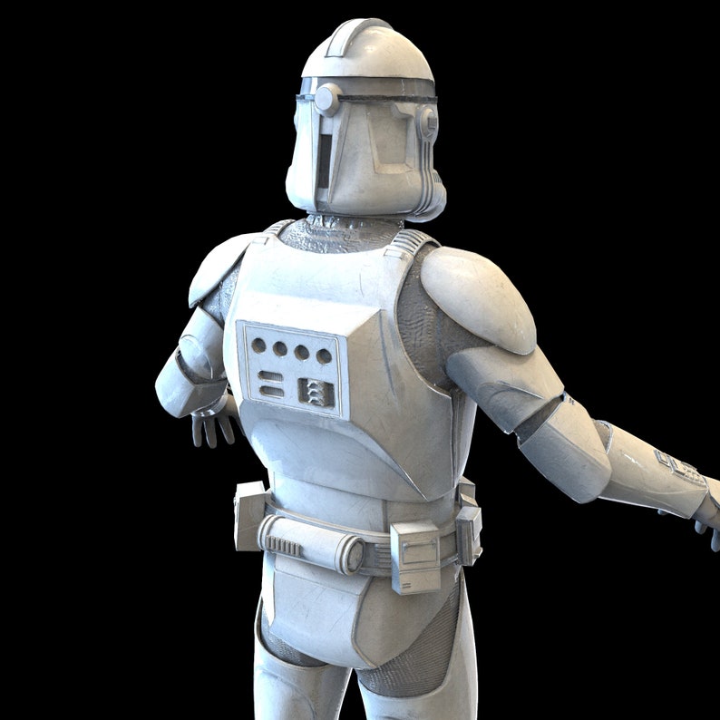 Clone Trooper Phase 2 Wearable Armor 3D Model STL | Etsy