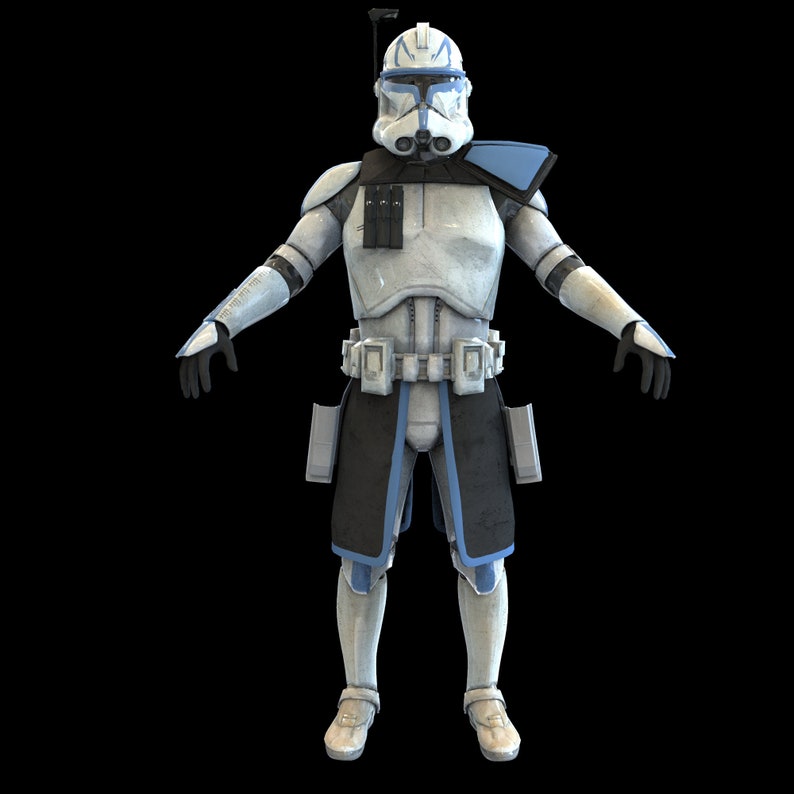Captain Rex Phase 2 Wearable Armor 3D Model STL | Etsy