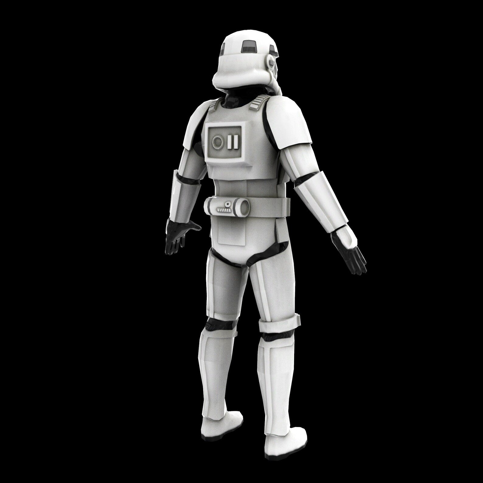 3d printed storm trooper armor
