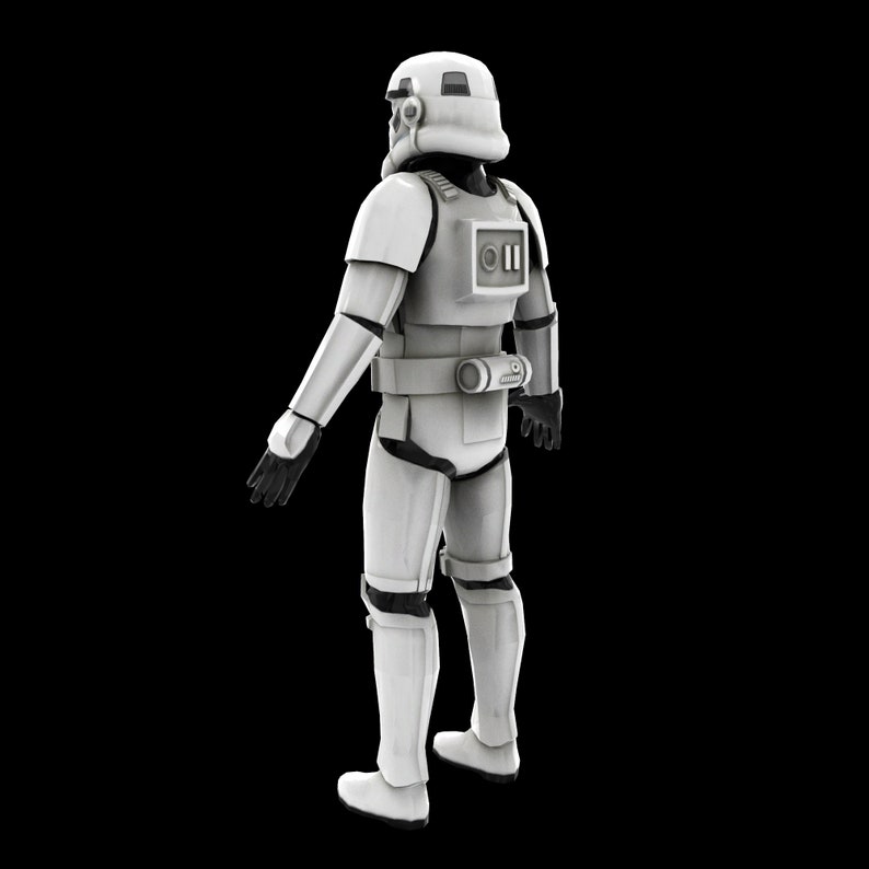 3d printed storm trooper armor