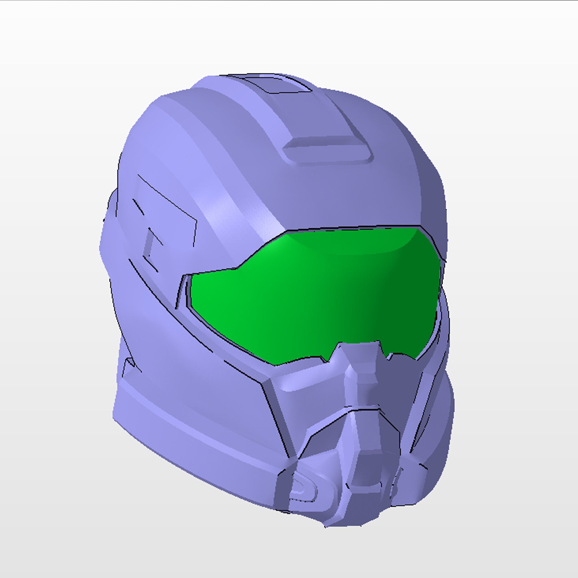 Halo Infinity Rampart Full Wearable Helmet 3D Model STL - Etsy
