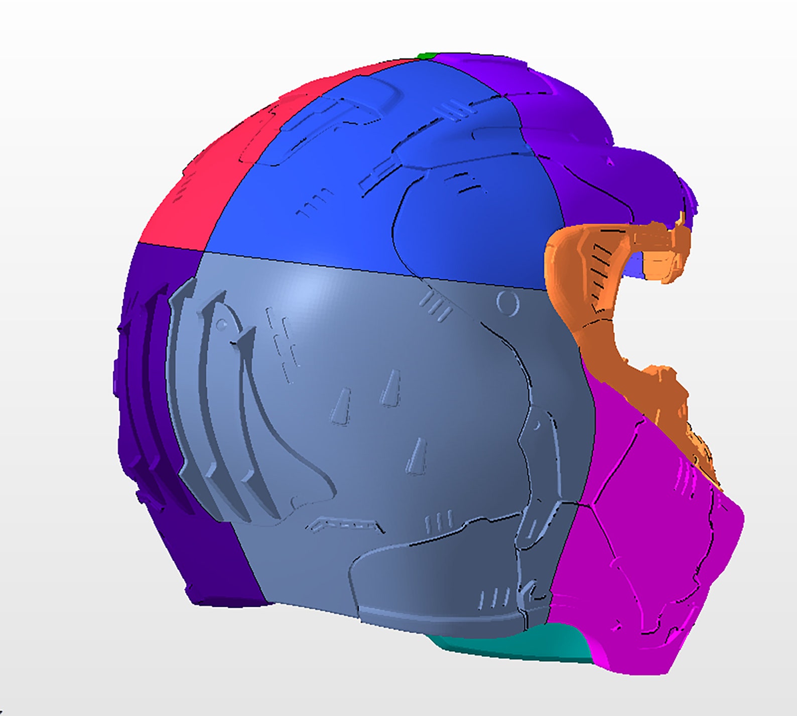 Doom Eternal Helmet Wearable 3D Model STL Special Gift - Etsy