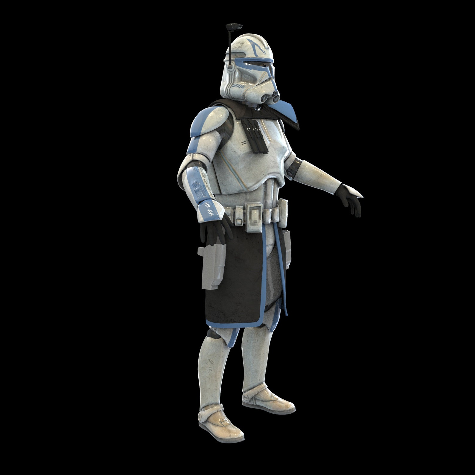 Captain Rex Phase 2 Wearable Armor 3D Model STL - Etsy